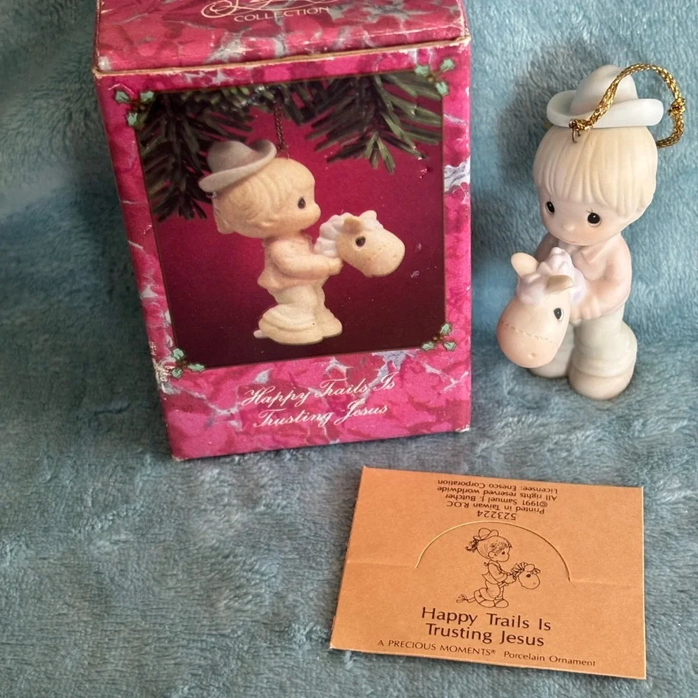 Precious Moments “Happy Trails Is Trusting Jesus” Ornament